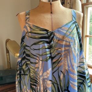 Women’s XXL long dressy dress NWOT floral print